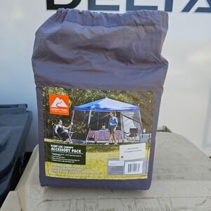 Ozark Trail Slant Leg Canopy Accessory Pack Screen Walls Shade Wall Gray NEW